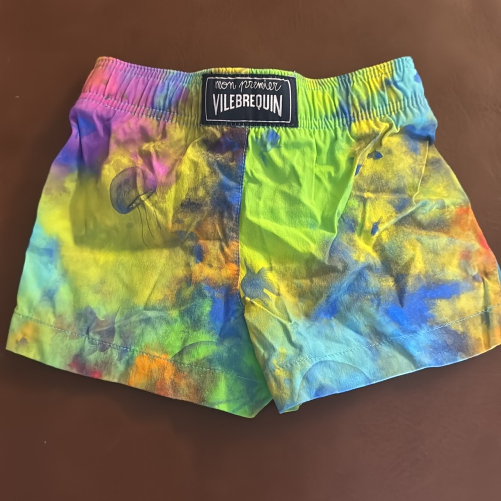 Vilebrequin tie dye print swim shorts